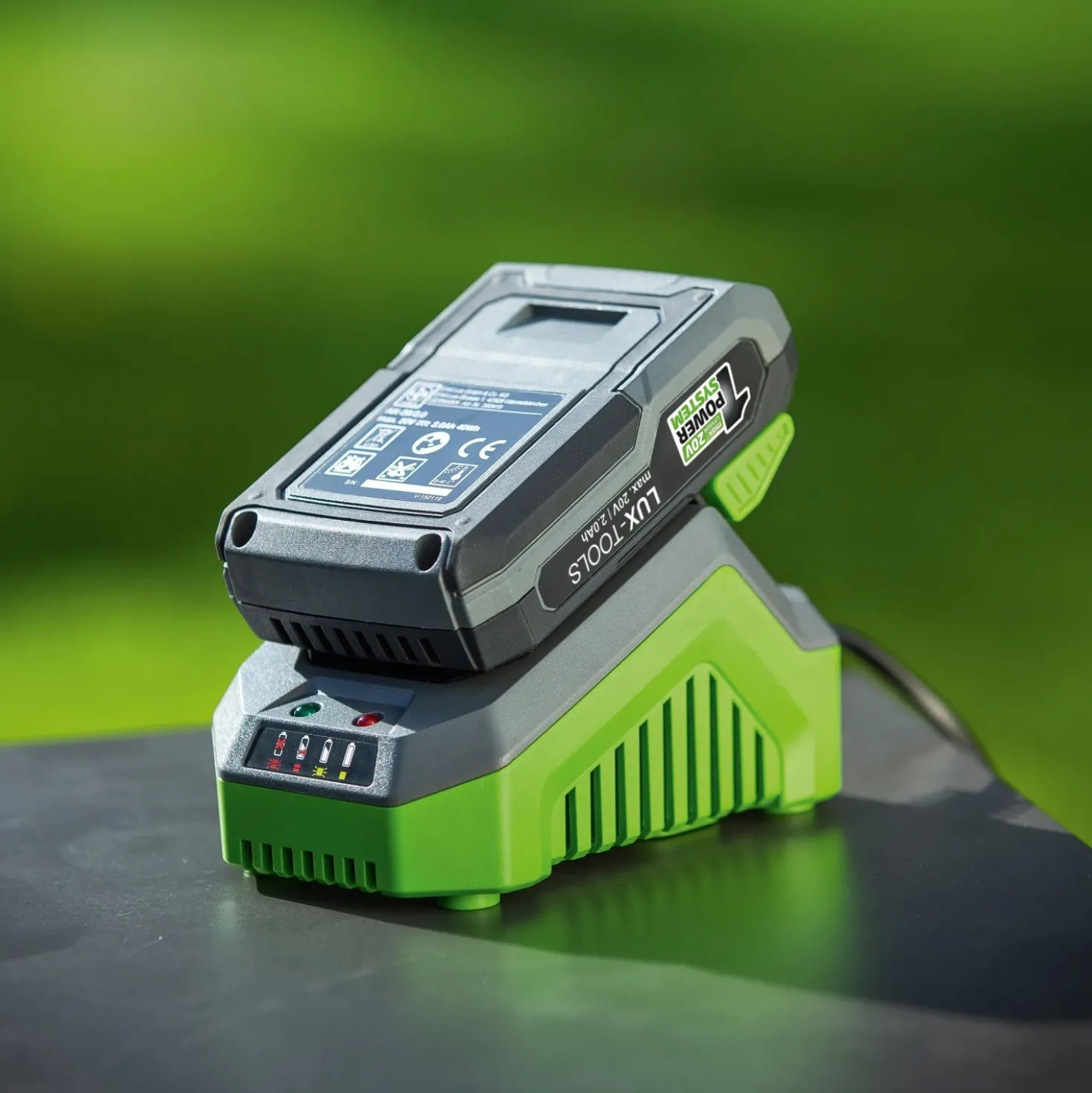 Batteria e Caricabatteria LUX 1 20 V 2 Ah