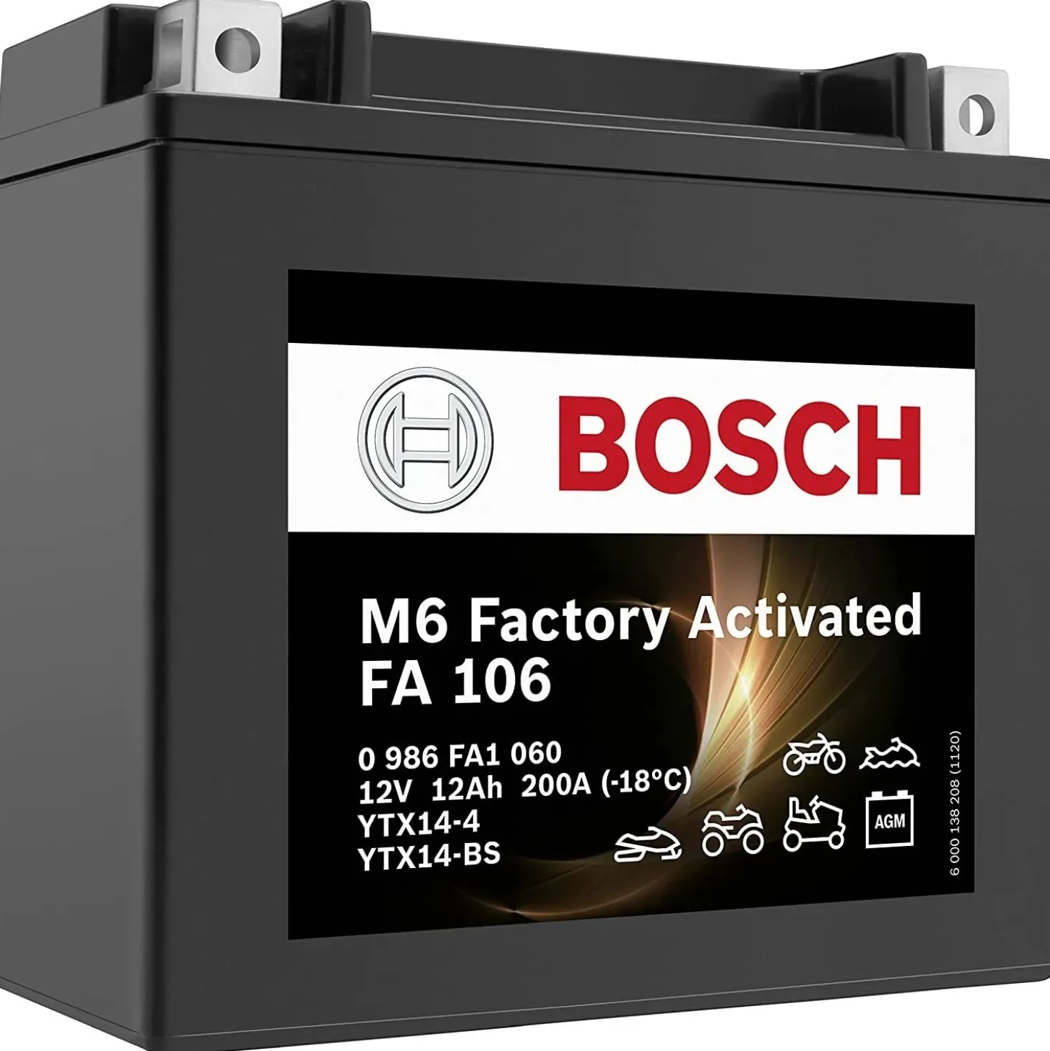 Batteria moto Bosch 12 Ah