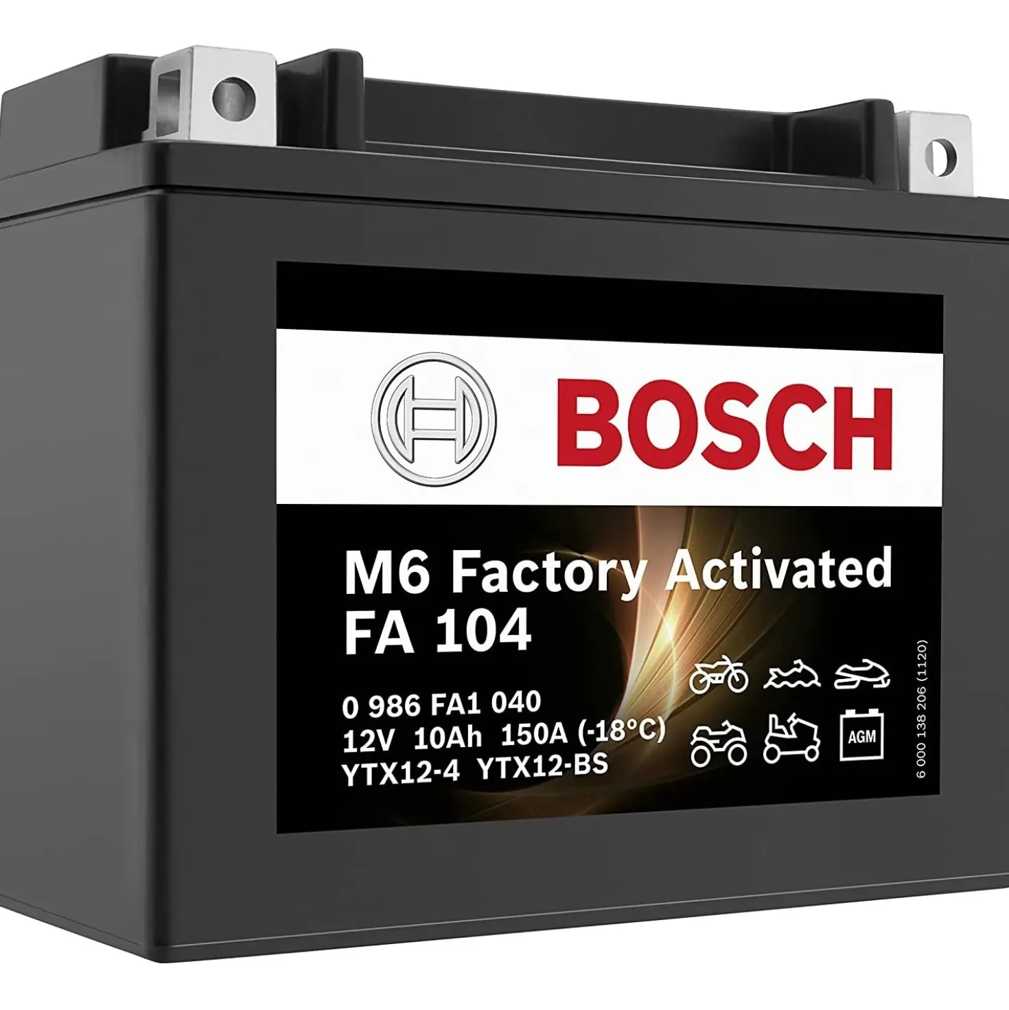 Batteria moto Bosch 10 Ah