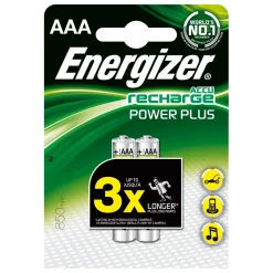 Batterie Energizer POWER PLUS RECH AAA Micro 700 mAh 2 pz