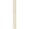 Battiscopa in gres porcellanato Streetwood bianco 7x60,6 cm