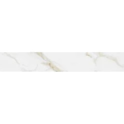 Battiscopa in gres porcellanato venato oro smaltato lucido 9x60 cm