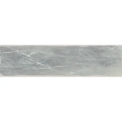 Battiscopa in gres porcellanato Country Sasso bianco 7,5x31 cm