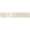 Battiscopa in gres porcellanato effetto marmo beige lucido48x7 cm