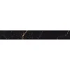 Battiscopa in gres porcellanato St Laurent nero 7x60 cm