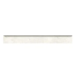 Battiscopa in gres porcellanato EaRoman Stone Bianco 7,5x60 cm