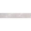 Battiscopa in gres porcellanato effetto marmo grigio lucido 48x7 cm