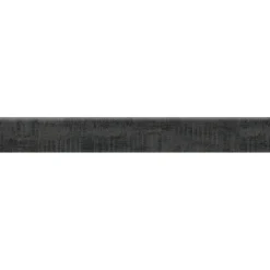Battiscopa in gres porcellanato Trame Antracite 7,5x61 cm