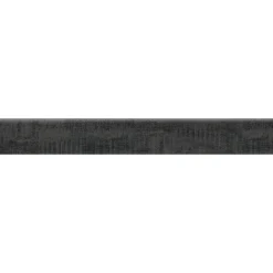 Battiscopa Trame in gres porcellanato antracite 7 cm x 60 cm
