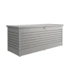 Baule da esterno Biohort 201x79x83 cm grigio quarzo