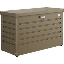 Baule da esterno Biohort 101x46x61 cm bronzo metallizzato
