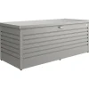 Baule da esterno Biohort 181x79x71 cm grigio quarzo metallizzato