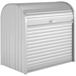 Baule da esterno Biohort Storemax 120 cm argento metallizzato