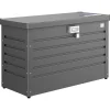 Baule da esterno Biohort Paketbox 100 101x46x61 cm grigio scuro metallizzato
