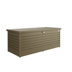 Baule da esterno Biohort 181x79x71 cm bronzo metallizzato