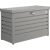Baule da esterno Biohort 101x46x61 cm grigio quarzo metallizzato