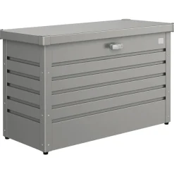 Baule da esterno Biohort 101x46x61 cm grigio quarzo metallizzato
