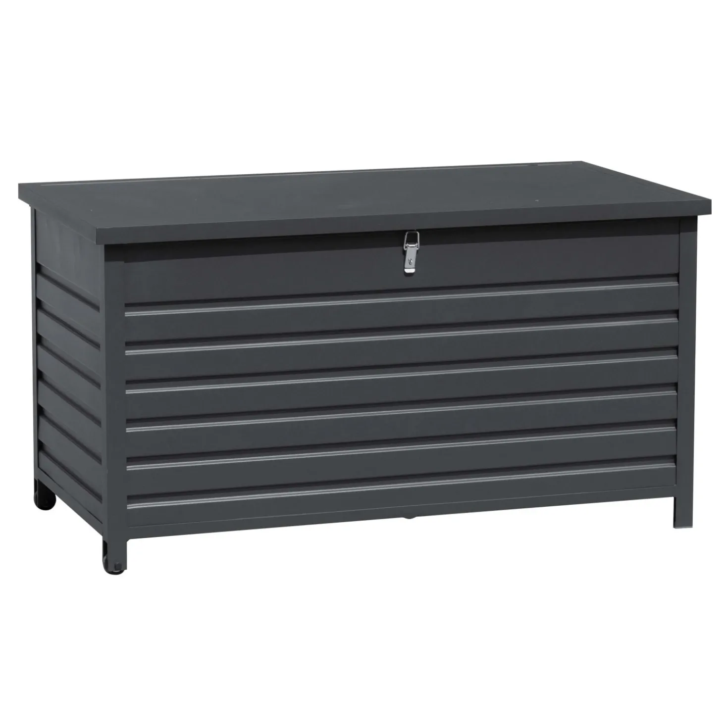 Baule da esterno con ruote 138x72x75 cm nero