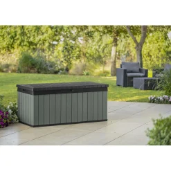 Baule da esterno Darwin 120G 142x65x64 cm 454 l verde