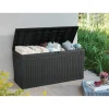 Baule da esterno Keter Comfy storage box grigio 270 l 116,7x44,7 cm