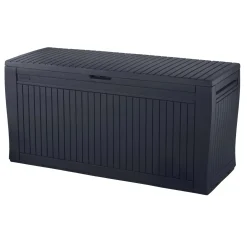 Baule da esterno Keter Comfy storage box grigio 270 l 116,7x44,7 cm