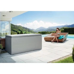Baule da esterno LoungeBox Biohort 200x84 cm grigio