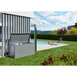Baule da esterno LoungeBox Biohort 160x70 cm grigio