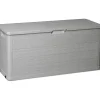 Baule da esterno Mulibox Woody`s in polipropilene 56x117x45 cm grigio