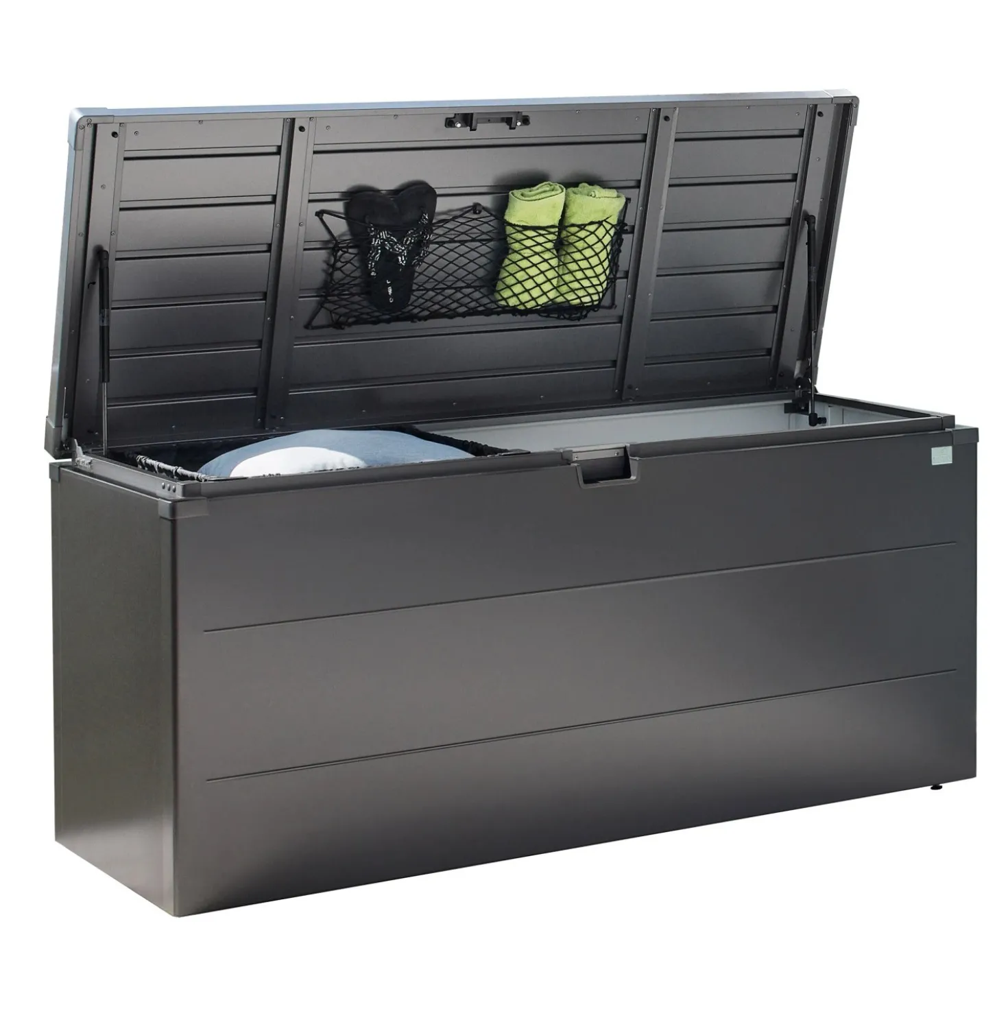 Baule da esterno Stylebox Biohort 140 Grigio scuro metallizzato 140x60x71 cm