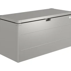Baule da esterno Stylebox Biohort 140 Grigio quarzo metallizzato 140x60x71 cm