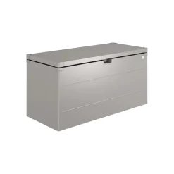 Baule da esterno Stylebox Biohort 140 Grigio quarzo metallizzato 140x60x71 cm