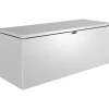 Baule da esterno Stylebox Biohort 210 Argento metallizzato 207x81x80 cm