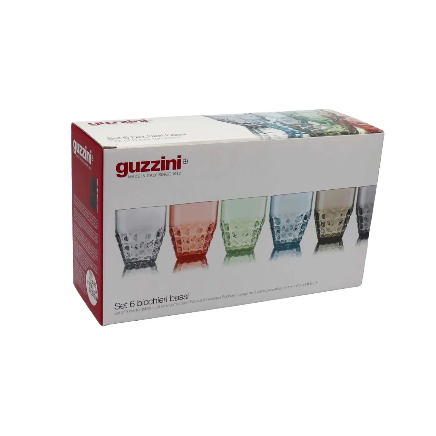 Bicchieri bassi Tiffany set 6 pz