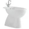 Bidet a terra in ceramica Geberit Colibri monoforo bianco