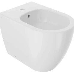 Bidet Arc filo muro a terra 54x36 cm bianco opaco