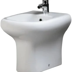 Bidet monoforo serie Touring filo muro