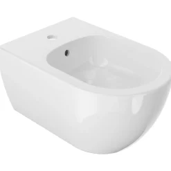 Bidet sospeso Arc in ceramica bianca lucida 54x35 cm