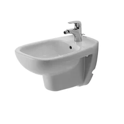 Bidet sospeso Duravit in ceramica bianco 54 cm