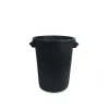 Bidone spazzatura con coperchio Stefanplast 100 l nero