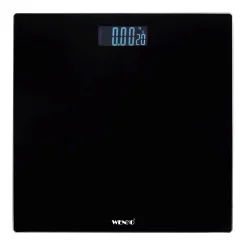 Bilancia digitale Wenko Display LCD vetro nero max 150 kg