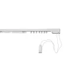 Binario per tenda estensibile in alluminio 71/122 cm bianco