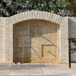 Blocco travertino classico 30x10x10 cm beige