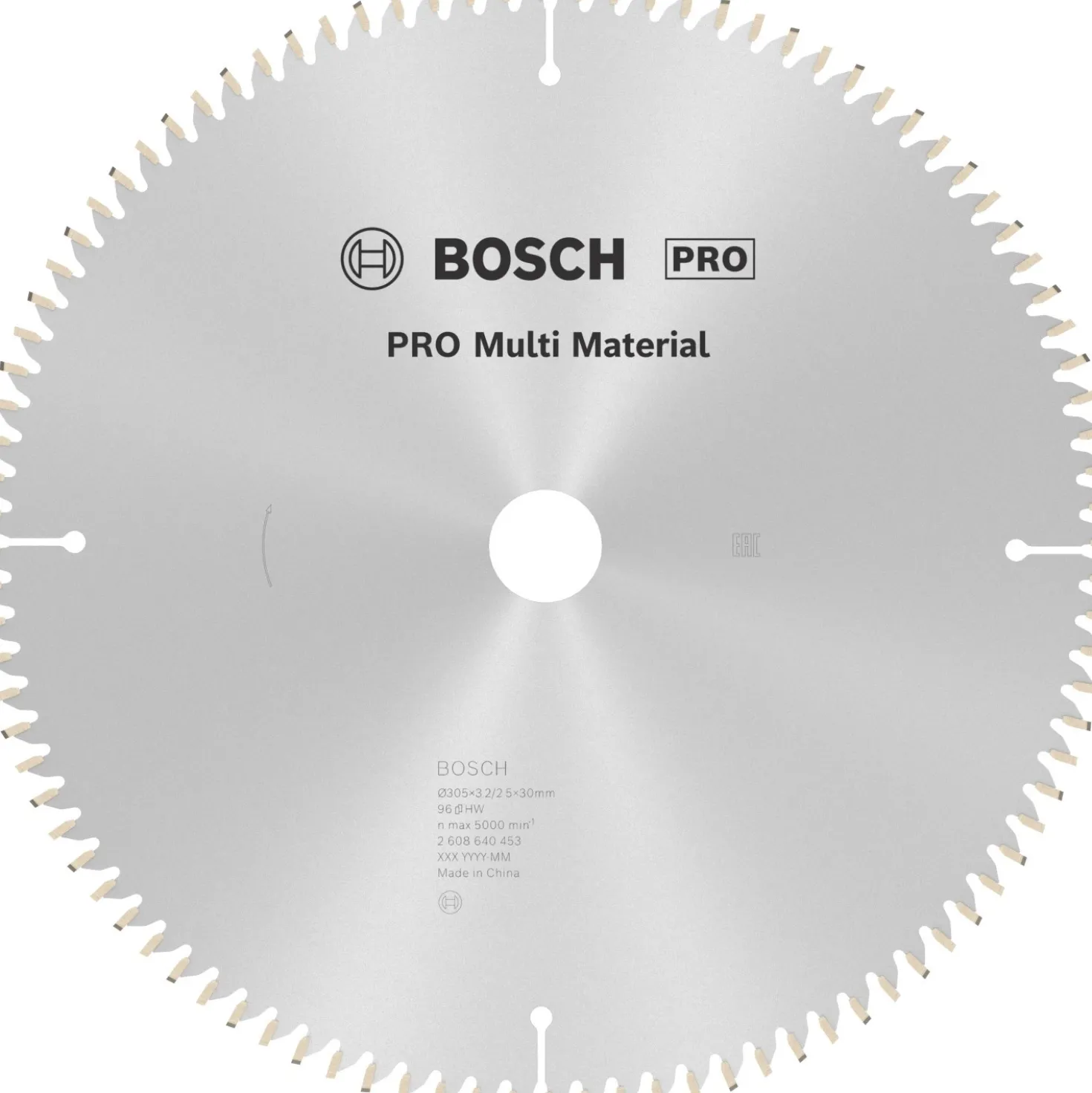 Bosch lama per seghe circolari Multi Material Ø 305 96D