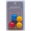 Bottoni magnetici in pvc colorati 8 pz