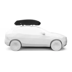Box da tetto per auto Force 3 aeroskin L Sport nero