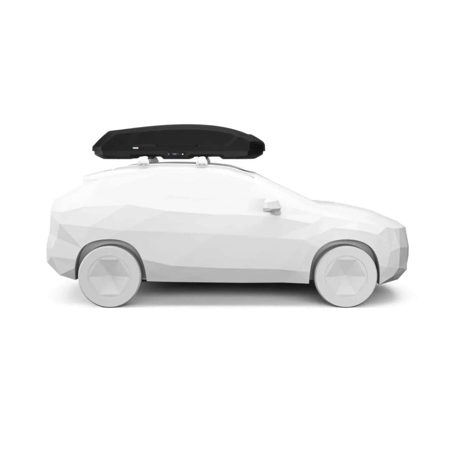 Box da tetto per auto Force 3 nero aeroskin XL