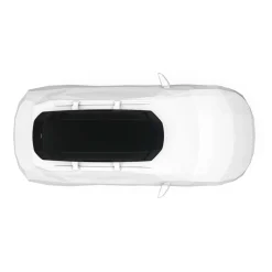 Box da tetto per auto Force 3 nero aeroskin XL