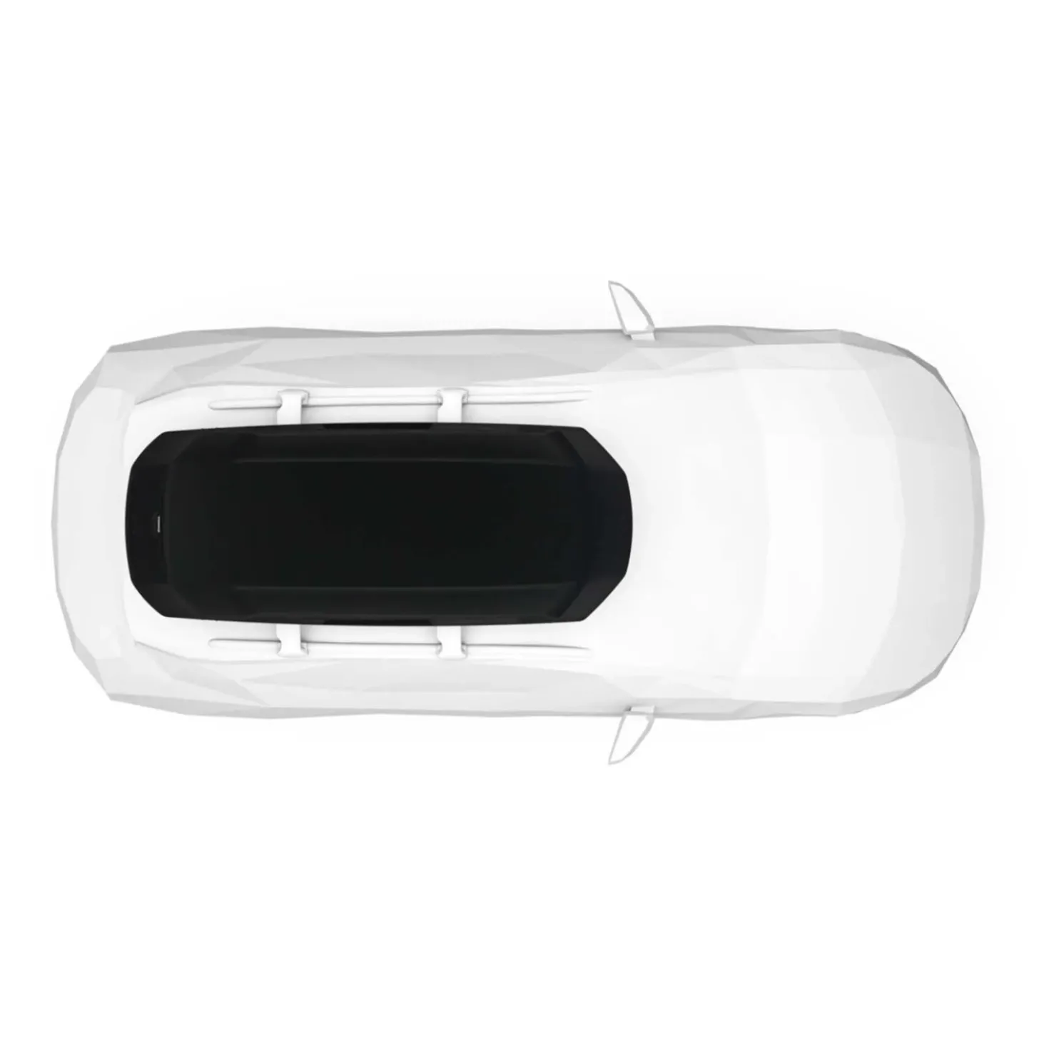 Box da tetto per auto Force 3 nero aeroskin XL