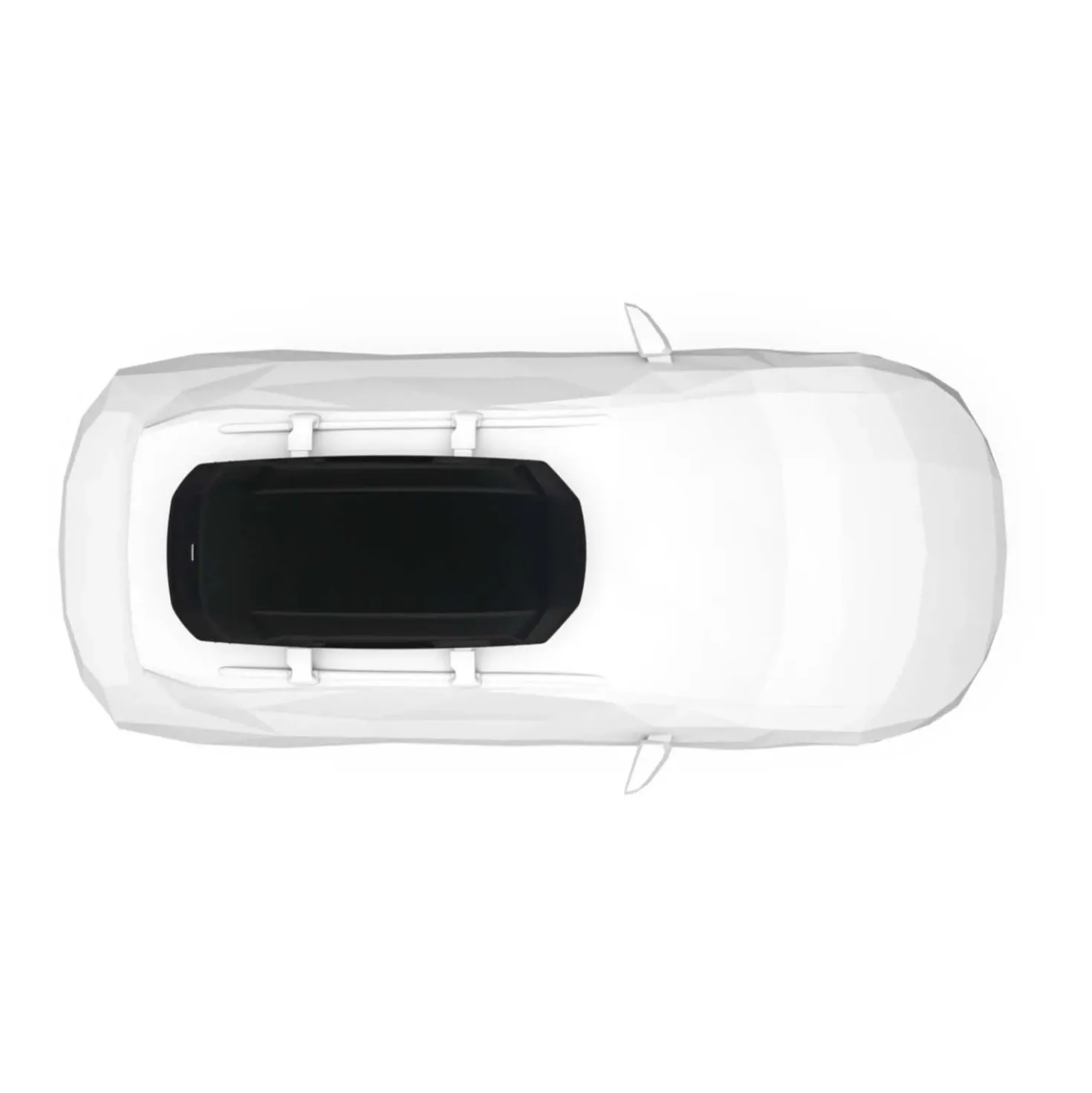 Box da tetto per auto Force 3 nero aeroskin M