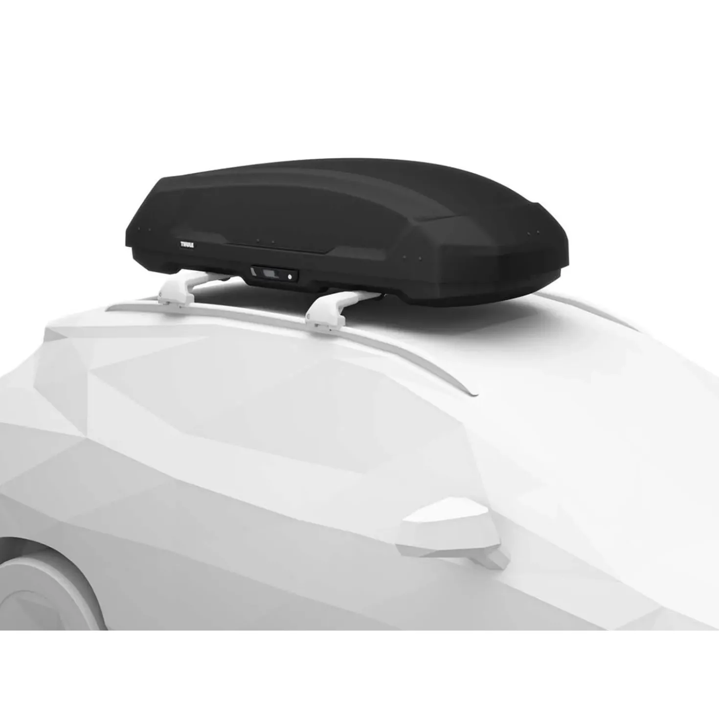 Box da tetto per auto Force 3 nero aeroskin M